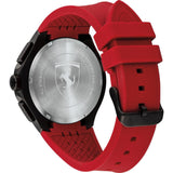 FERRARI SCUDERIA PISTA 0830727 RUBBER RED STRAP MEN'S WATCH