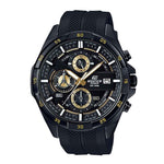 CASIO EDIFICE EFR-556PB-1AVUDF CHRONOGRAPH BLACK STAINLESS STEEL RESIN STRAP MEN'S WATCH - H2 Hub Watches