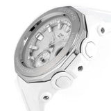 CASIO BABY-G BGA-220-7ADR DIGITAL QUARTZ WHITE SILVER RESIN WOMEN'S WATCH - H2 Hub Watches