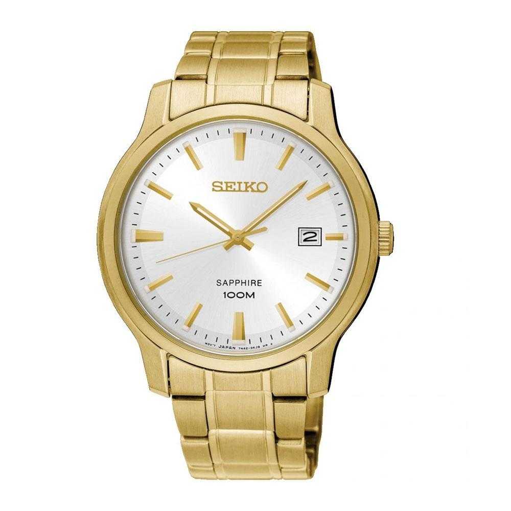 SEIKO GENERAL SGEH70P1 ANALOG STAINLESS STEEL MEN'S GOLD WATCH - H2 Hub Watches