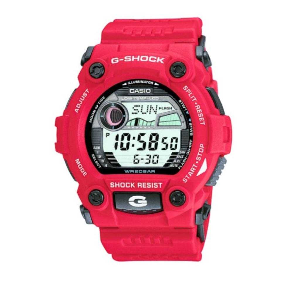 CASIO G-SHOCK G-7900A-4DR DIGITAL QUARTZ RED RESIN MEN'S WATCH - H2 Hub Watches
