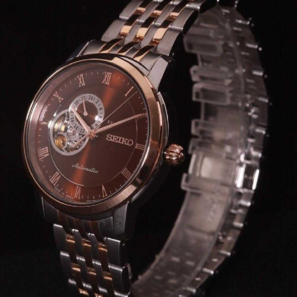 SEIKO PRESAGE SSA274J1 AUTOMATIC STAINLESS STEEL MEN'S TWO TONE WATCH - H2 Hub Watches