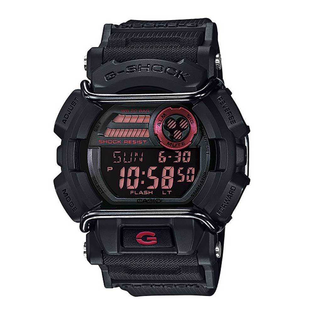 CASIO G-SHOCK GD-400-1DR DIGITAL QUARTZ BLACK RESIN MEN'S WATCH - H2 Hub Watches