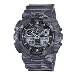 CASIO G-SHOCK GA-100CM-8ADR DIGITAL QUARTZ GREY CAMO RESIN MEN'S WATCH - H2 Hub Watches