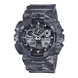 CASIO G-SHOCK GA-100CM-8ADR DIGITAL QUARTZ GREY CAMO RESIN MEN'S WATCH - H2 Hub Watches