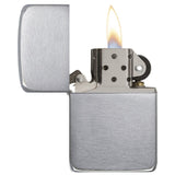 ZIPPO #1941 BRUSHED BRASS WINDPROOF POCKET LIGHTER