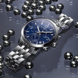 TISSOT PRC T1144171104700 BLUE DIAL STAINLESS STEEL MEN'S WATCH