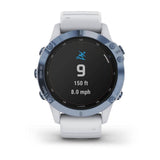 GARMIN FENIX 6 PRO SOLAR GM-010-02410-41 COBALT BLUE AND WHITESTONE SMARTWATCH