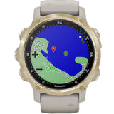 GARMIN DESCENT MK2S GPS SPORTS DIVING SMARTWATCH LIGHT GOLD/LIGHT SAND MEN'S WATCH GM-010-02403-70
