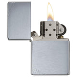 ZIPPO HIGH POLISH CHROME LIGHTER VINTAGE WITH SLASHES #230