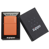 CLASSIC ORANGE MATTE ZIPPO LIGHTER  #231ZL