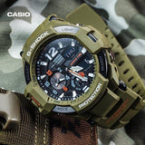 CASIO G-SHOCK GA-1100KH-3ADR GRAVITYMASTER DIGITAL QUARTZ GREEN RESIN MEN'S WATCH