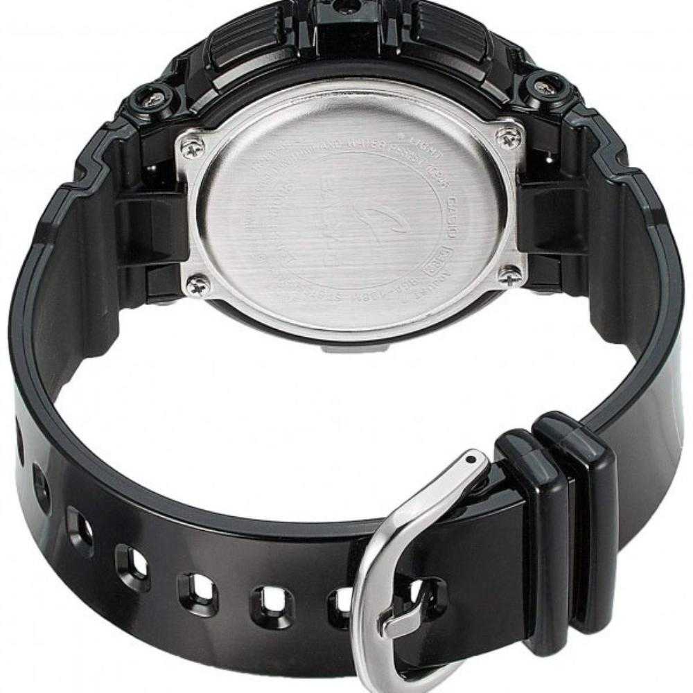CASIO BABY-G BGA-195M-1ADR DIGITAL QUARTZ BLACK RESIN WOMEN'S WATCH - H2 Hub Watches