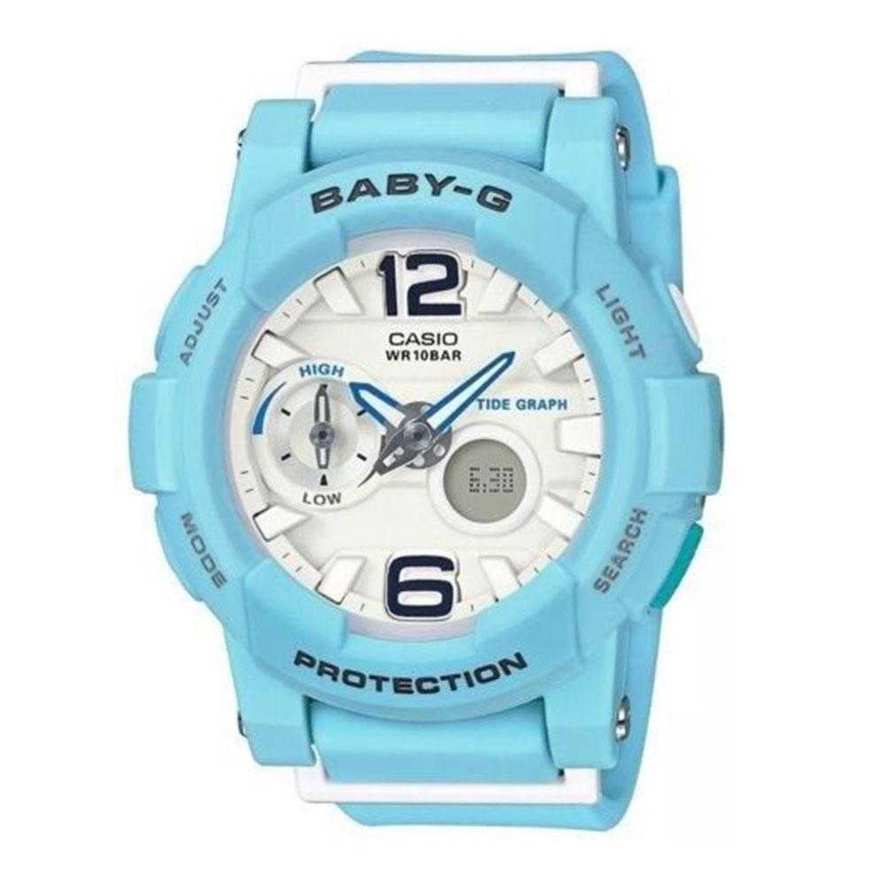 CASIO BABY-G BGA-180BE-2BDR DIGITAL QUARTZ BLUE RESIN WOMEN'S WATCH - H2 Hub Watches