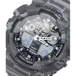 CASIO G-SHOCK GA-100CM-8ADR DIGITAL QUARTZ GREY CAMO RESIN MEN'S WATCH - H2 Hub Watches