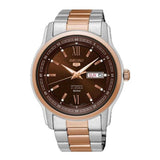 SEIKO 5 CLASSIC SNKP18K1 AUTOMATIC STAINLESS STEEL MEN'S TWO TONE WATCH - H2 Hub Watches