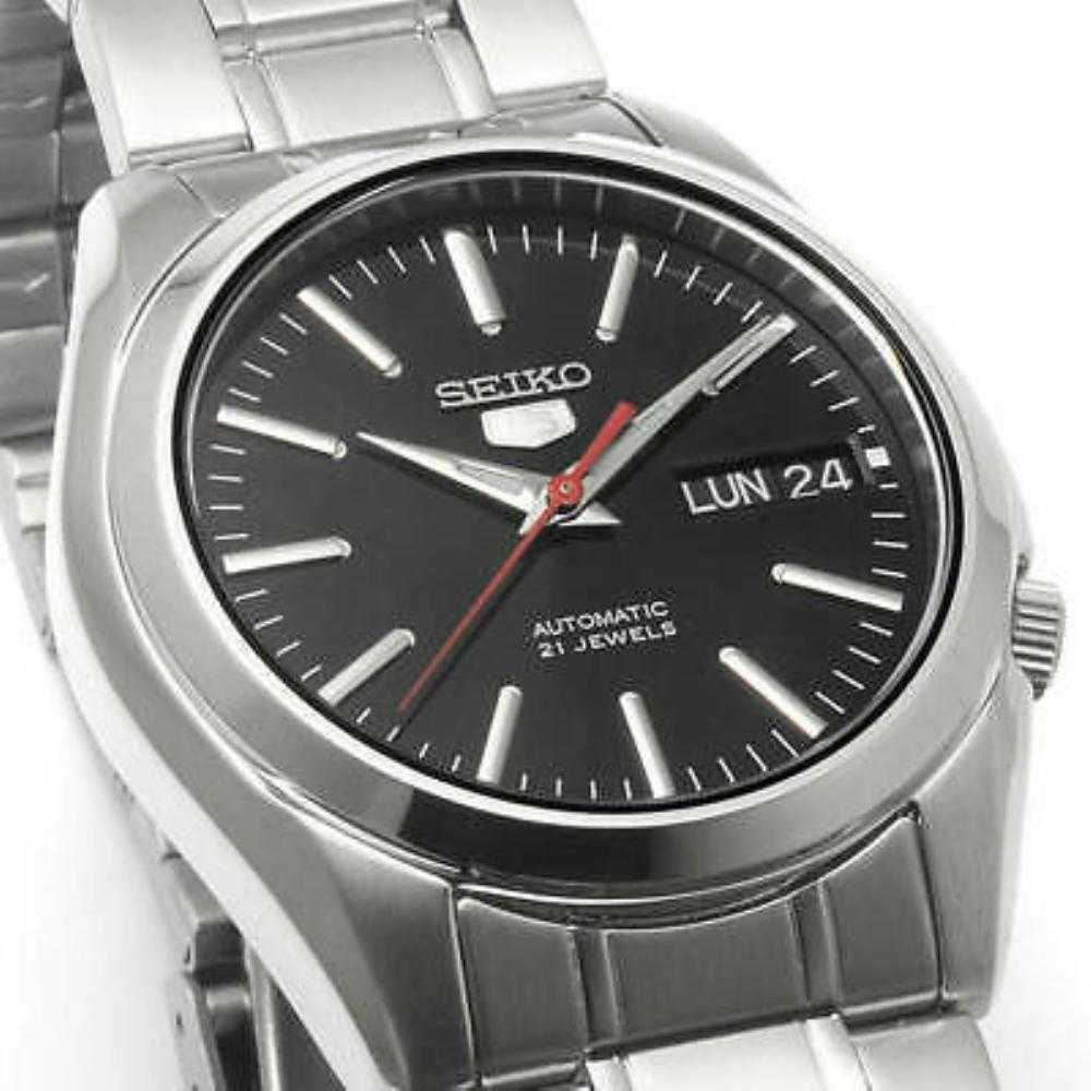 SEIKO 5 SNKL45K1P AUTOMATIC STAINLESS STEEL MEN'S WATCH - H2 Hub Watches