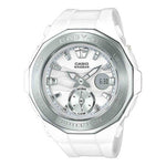 CASIO BABY-G BGA-220-7ADR DIGITAL QUARTZ WHITE SILVER RESIN WOMEN'S WATCH - H2 Hub Watches