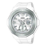 CASIO BABY-G BGA-220-7ADR DIGITAL QUARTZ WHITE SILVER RESIN WOMEN'S WATCH - H2 Hub Watches