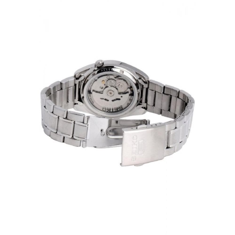SEIKO 5 SNKL43K1P AUTOMATIC STAINLESS STEEL MEN'S SILVER WATCH - H2 Hub Watches