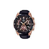 CASIO EDIFICE EFR-559BGL-1AVUDF CHRONOGRAPH BLACK LEATHER STRAP MEN'S WATCH - H2 Hub Watches