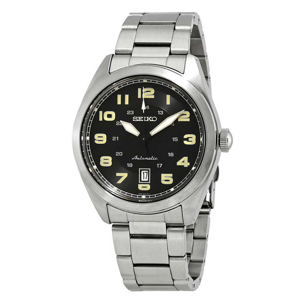 SEIKO GENERAL SPORTS SRPC85K1 AUTOMATIC STAINLESS STEEL MEN'S SILVER WATCH - H2 Hub Watches