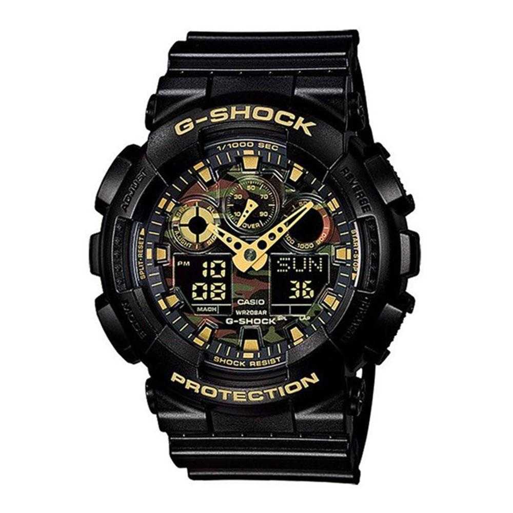 CASIO G-SHOCK GA-100CF-1A9DR DIGITAL QUARTZ BLACK RESIN MEN'S WATCH - H2 Hub Watches