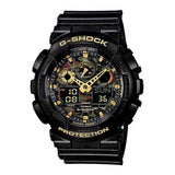 CASIO G-SHOCK GA-100CF-1A9DR DIGITAL QUARTZ BLACK RESIN MEN'S WATCH - H2 Hub Watches