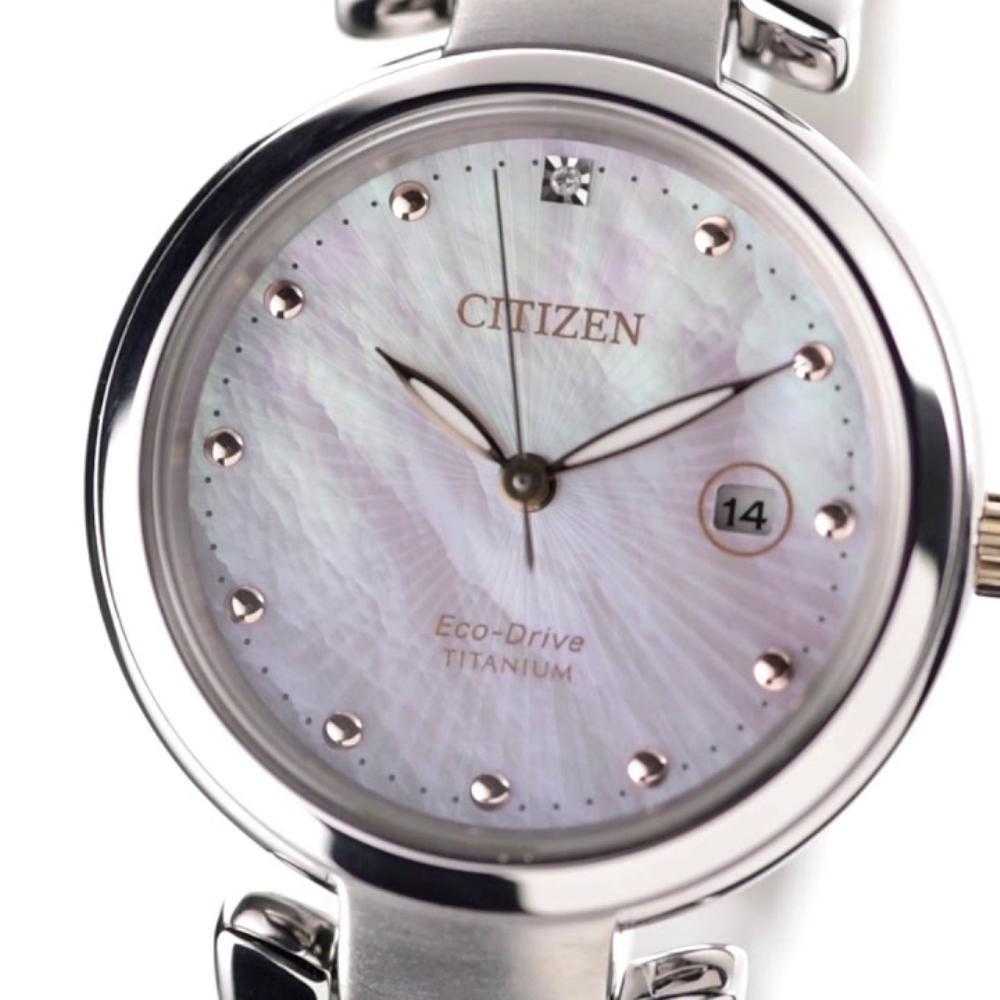 CITIZEN EW2506-81Y ECO-DRIVE TITANIUM WOMEN'S WATCH - H2 Hub Watches