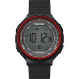 REEBOK RD-KLS-G9-PBPB-WR GREY DIAL BLACK POLYURETHANE STRAP MEN'S WATCH