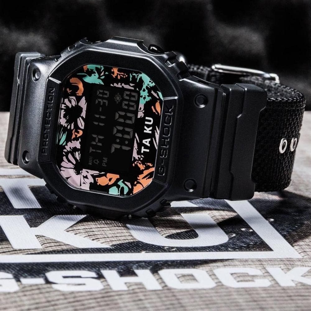 CASIO G-SHOCK DW-5600TAKU-1DR BLACK RESIN MEN'S WATCH - H2 Hub Watches