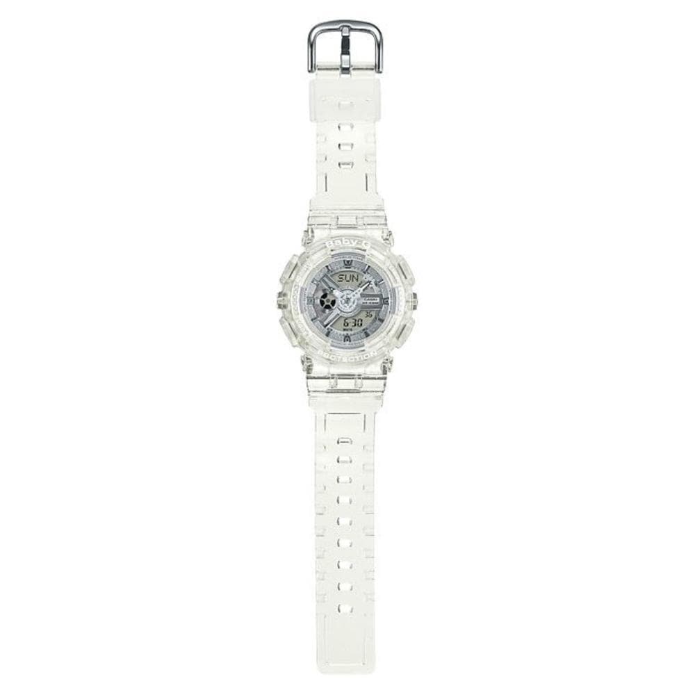 CASIO BABY-G BA-110CR-7ADR DIGITAL QUARTZ WHITE RESIN WOMEN'S WATCH - H2 Hub Watches