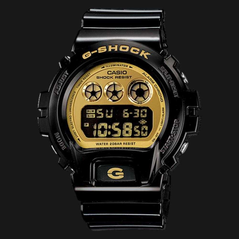 CASIO G-SHOCK DW-6900CB-1DS DIGITAL QUARTZ BLACK RESIN MEN'S WATCH - H2 Hub Watches