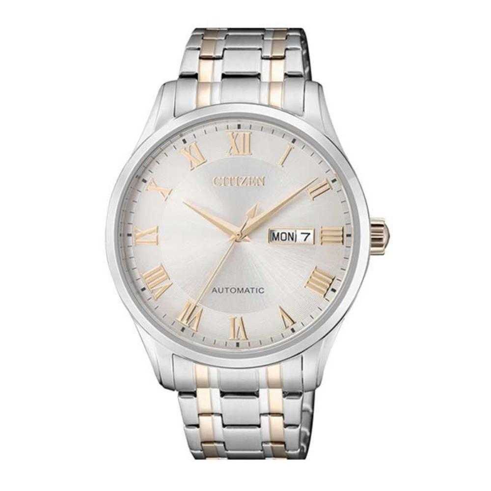 CITIZEN NH8366-83AB AUTOMATIC TWO TONE STAINLESS STEEL MEN'S WATCH - H2 Hub Watches