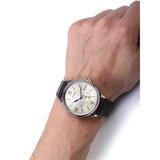CITIZEN NJ0090-13P AUTOMATIC TITANIUM BROWN LEATHER STRAP MEN'S WATCH - H2 Hub Watches