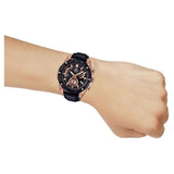CASIO EDIFICE EFR-559BGL-1AVUDF CHRONOGRAPH BLACK LEATHER STRAP MEN'S WATCH - H2 Hub Watches