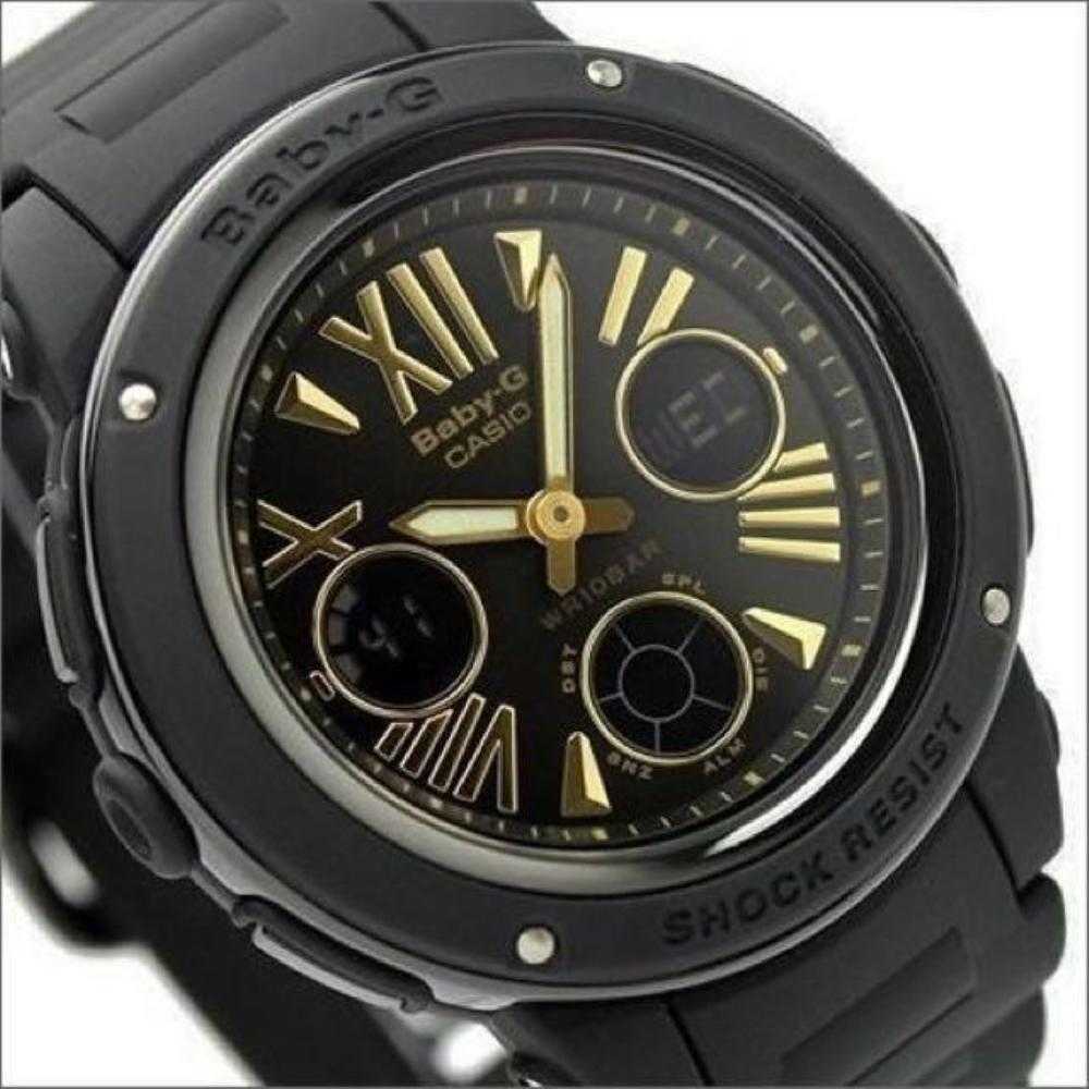 CASIO BABY-G BGA-153-1BDR DIGITAL QUARTZ BLACK RESIN WOMEN'S WATCH - H2 Hub Watches