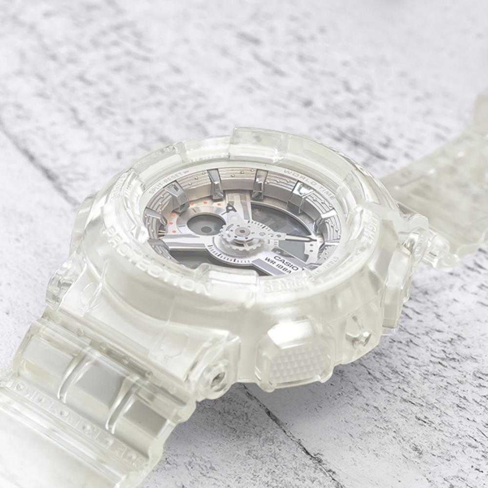 CASIO BABY-G BA-110CR-7ADR DIGITAL QUARTZ WHITE RESIN WOMEN'S WATCH - H2 Hub Watches