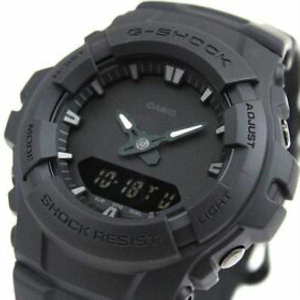 CASIO G-SHOCK G-100BB-1ADR DIGITAL QUARTZ BLACK RESIN MEN'S WATCH - H2 Hub Watches