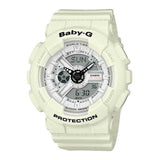 CASIO BABY-G BA-110PP-7ADR DIGITAL QUARTZ WHITE RESIN WOMEN'S WATCH - H2 Hub Watches