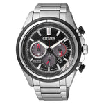 CITIZEN ECO-DRIVE CA4241-55E SILVER TITANIUM MEN WATCH - H2 Hub Watches