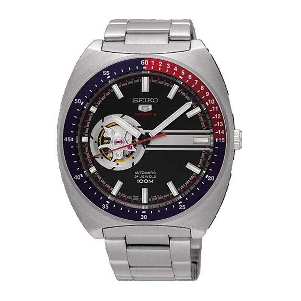 SEIKO 5 SPORTS SSA329K1 AUTOMATIC STAINLESS STEEL MEN'S SILVER WATCH - H2 Hub Watches
