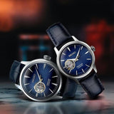 SEIKO PRESAGE SSA785J1P BLUE LEATHER WOMEN'S WATCH