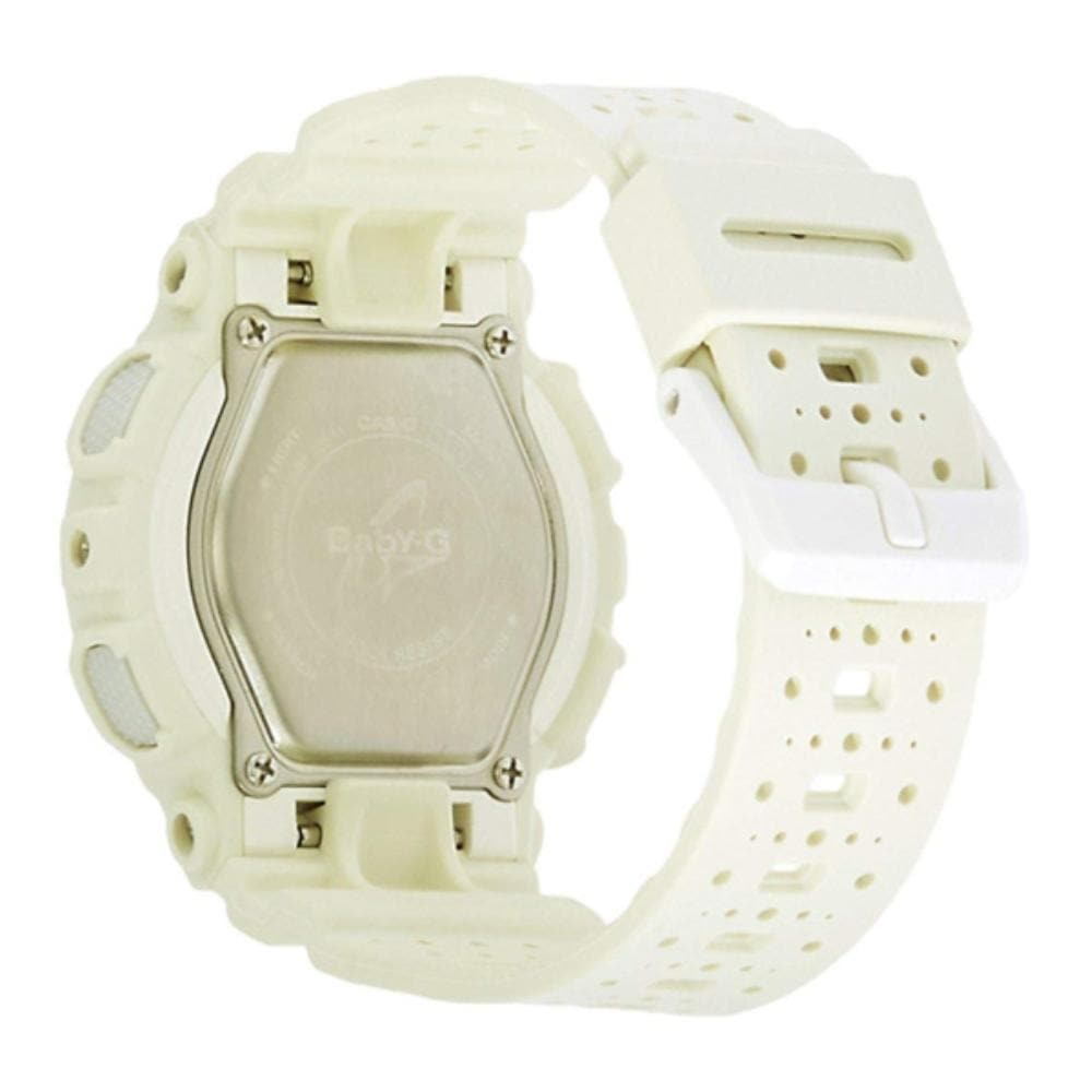 CASIO BABY-G BA-110PP-7ADR DIGITAL QUARTZ WHITE RESIN WOMEN'S WATCH - H2 Hub Watches