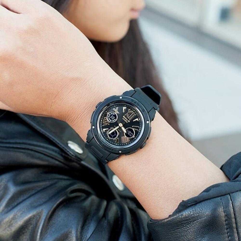 CASIO BABY-G BGA-153-1BDR DIGITAL QUARTZ BLACK RESIN WOMEN'S WATCH - H2 Hub Watches