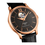 TISSOT T0639073606800 TRADITION POWERMATIC 80 OPEN HEART MEN'S WATCH - H2 Hub Watches