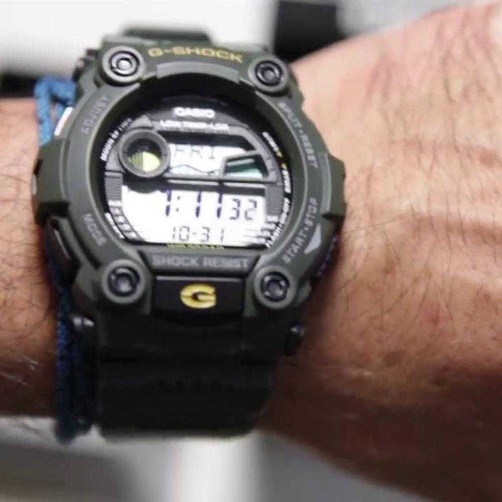 CASIO G-SHOCK G-7900-3DR DIGITAL QUARTZ GREEN RESIN MEN'S WATCH - H2 Hub Watches