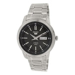 SEIKO 5 SNKM87K1 SILVER STAINLESS STEEL MEN'S WATCH - H2 Hub Watches