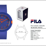 FILA ANALOG QUARTZ 38-109-004 UNISEX'S WATCH - H2 Hub Watches