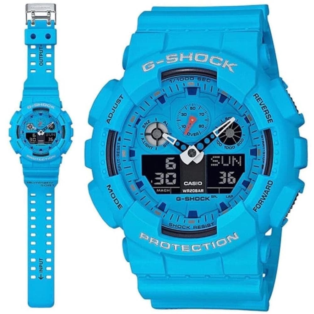 CASIO G-SHOCK GA-100RS-2ADR SPECIAL COLOR MEN'S WATCH - H2 Hub Watches